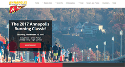 Desktop Screenshot of annapolisrunningclassic.com